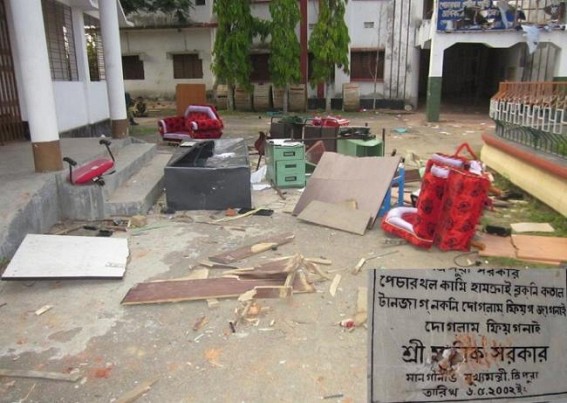 Tripura LF Govt. fails to publish investigation report on Pecharthal violence